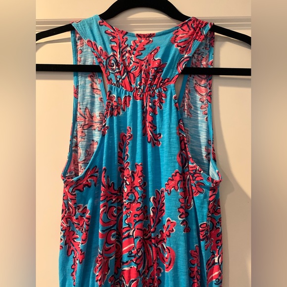 Lilly Pulitzer Mills Rhode Island Reef Print Maxi Dress size XS - Picture 4 of 5